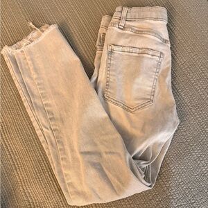 Wild Fable Cream Ankle Jeans